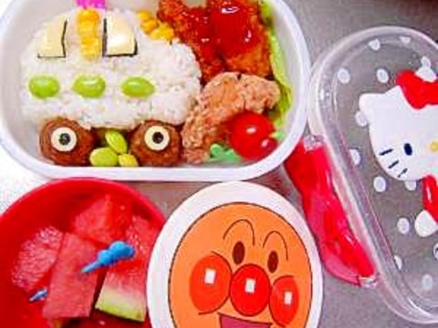 (^^♪ドライブ行くよ～♪くるま弁当